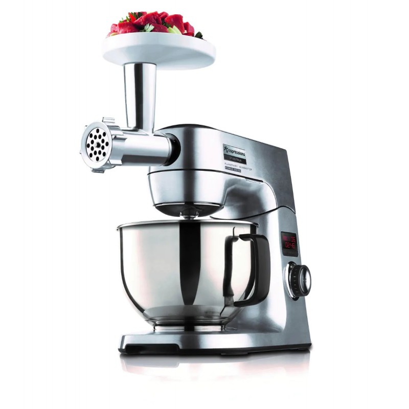 Combo Mixmaster Robot Patissier Sur Socle Chrome Mat Pack LSDC - Espressions