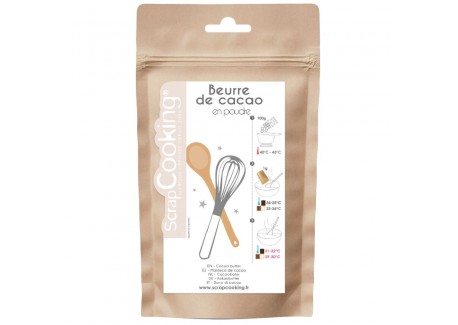 Beurre de Cacao en Poudre 80 g  - Scrapcooking