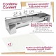 Kit Moule à Bûche Inox XXL Extensible 28-45 cm - Scrapcooking