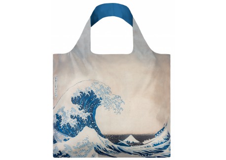 Herbruikbare opvouwbare tas Museumcollectie Hokusai La Grande Vague - LOQI