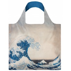 Herbruikbare opvouwbare tas Museumcollectie Hokusai La Grande Vague - LOQI Herbruikbare opvouwbare tas Museumcollectie Hokusai La Grande Vague - LOQI