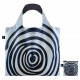 Sac Réutilisable Pliable Black Spirals  - LOQI