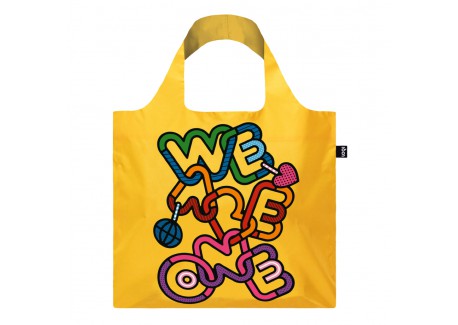 Opvouwbare Herbruikbare Tas We Are One  - LOQI