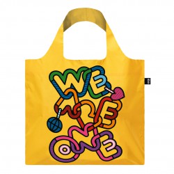Opvouwbare Herbruikbare Tas We Are One  - LOQI Opvouwbare Herbruikbare Tas We Are One  - LOQI