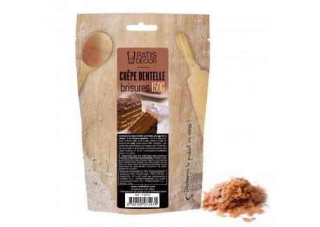 Brisures de Crêpes Dentelle 150 g - Patisdécor