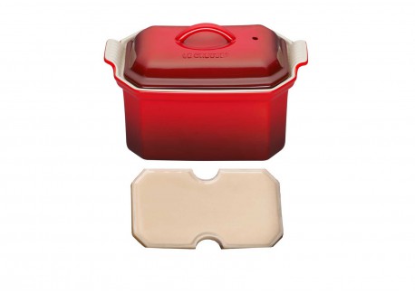 Foie-grasterrine met Pers 60 cl Kersenrood - Le Creuset