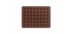 De buyer 4935.40 tapis siliconé fin spécial macarons - 44 repères - 40 x 30  cm - Ustensile de cuisine à la Fnac