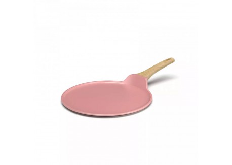 Incroyable Crêpière Anti-Adhésive  26 cm Rose Guimauve - Cookut