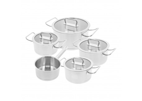 Diverto 3 Batterie de Cuisine Casseroles Inox 5 pcs  - Demeyere