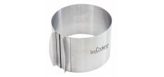 Cercle Pâtisserie Réglable Inox Extra-Haut 12 cm
