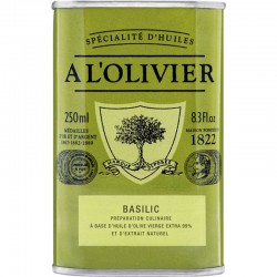 Huile d'Olive Basilic 250 ml 