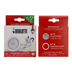 Moka Express 3 Joints + Filtre pour Cafetière Italienne 2 Tasses - Bialetti Moka Express 3 Joints + Filtre pour Cafetière Italienne 2 Tasses - Bialetti