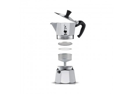 Bialetti Moka Express Joints Filter voor en kops