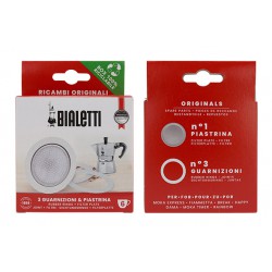 Moka Express 3 Joints + Filtre pour Cafetière Italienne 6 Tasses - Bialetti Moka Express 3 Joints + Filtre pour Cafetière Italienne 6 Tasses - Bialetti