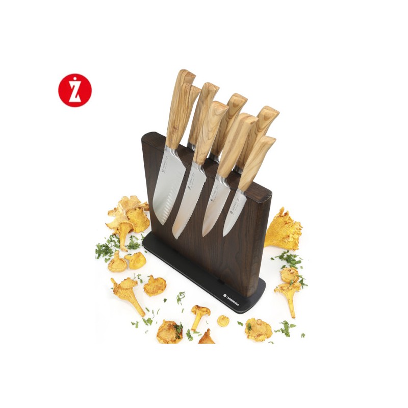 Loft Bloc à Couteaux Magnétique Bois de Frêne - Zassenhaus