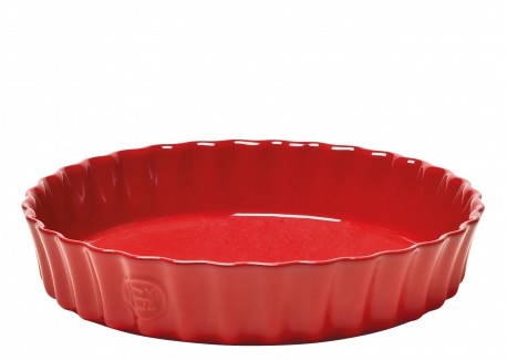 Tourtière Céramique 28x6 cm Rouge Grand Cru - Emile Henry