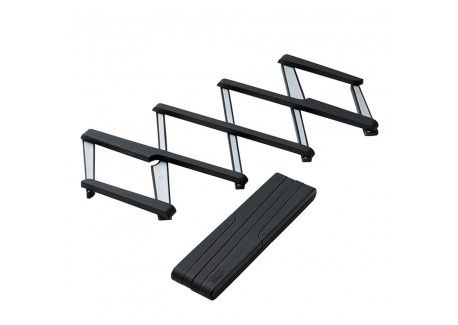 Stretch Coaster Zwarte opvouwbare en uitbreidbare onderzetter - Joseph Joseph