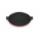 Bistro Grill en Fonte Rond XL 32 cm Rouge Cerise - Le Creuset