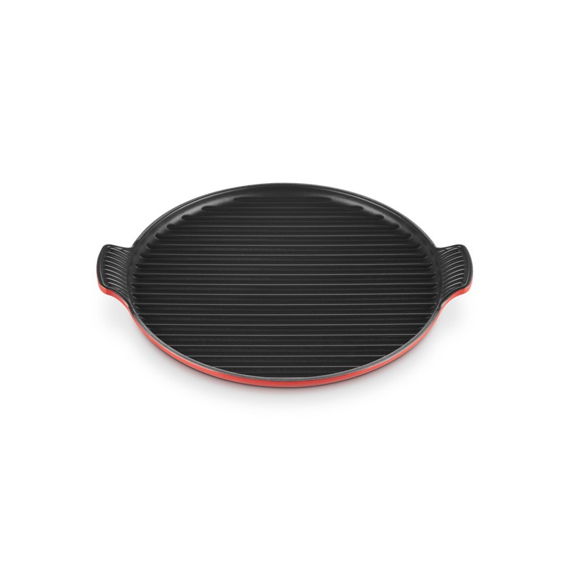 Bistro Grill en Fonte Rond XL 32 cm Rouge Cerise  - Le Creuset
