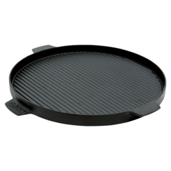 Plancha en Fonte 26 cm pour Barbecue MiniMax, Small et Medium - Big Green Egg Plancha en Fonte 26 cm pour Barbecue MiniMax, Small et Medium - Big Green Egg
