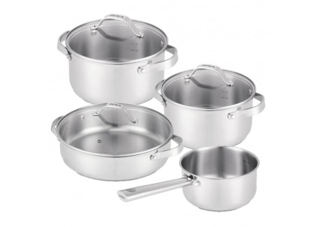 Cicla 3 kookgereiset van gerecycled RVS 4 stuks - Beka Cookware