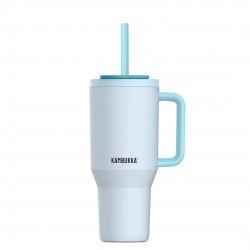Rio Geïsoleerde Waterfles met Uitschuifbaar Rietje 950 ml LichtblauwFrosty Koko - Kambukka Rio Geïsoleerde Waterfles met Uitschuifbaar Rietje 950 ml LichtblauwFrosty Koko - Kambukka