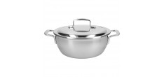 Intense 5 Conische RVS braadpan 28 cm 4,8 L met deksel