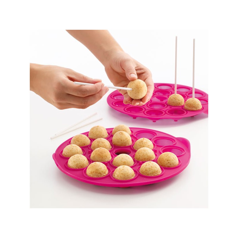 Lékué - Moule Cake Pops 18 pcs - Les Secrets du Chef