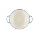 Gietijzeren kookpot 4,1 L met Verhoogd Deksel Blauw Sea Salt (26 cm) - Le Creuset