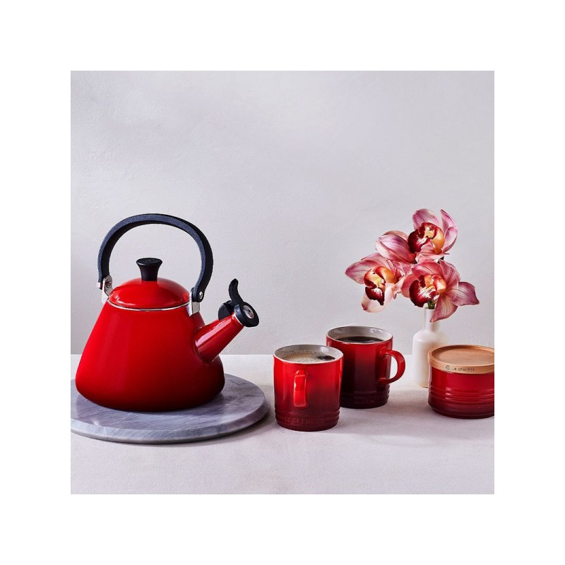Kone Bouilloire à Sifflet 1,6 L Rouge Cerise - Le Creuset