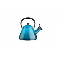 Kone Bouilloire à Sifflet 1,6 L Bleu Deep Teal  - Le Creuset Kone Bouilloire à Sifflet 1,6 L Bleu Deep Teal  - Le Creuset