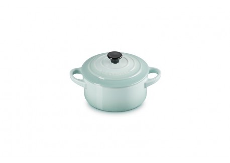 Mini Cocotte Céramique Ronde 25 cl  Bleu Sea Salt (10 cm) - Le Creuset