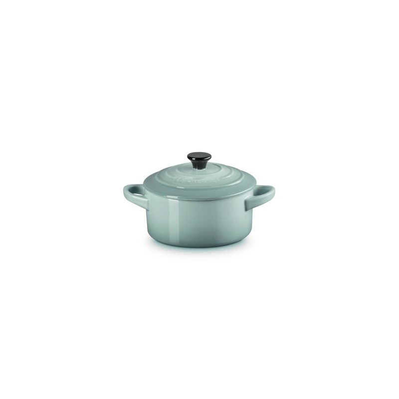 Mini Cocotte Céramique Ronde 25 cl  Bleu Sea Salt (10 cm) - Le Creuset