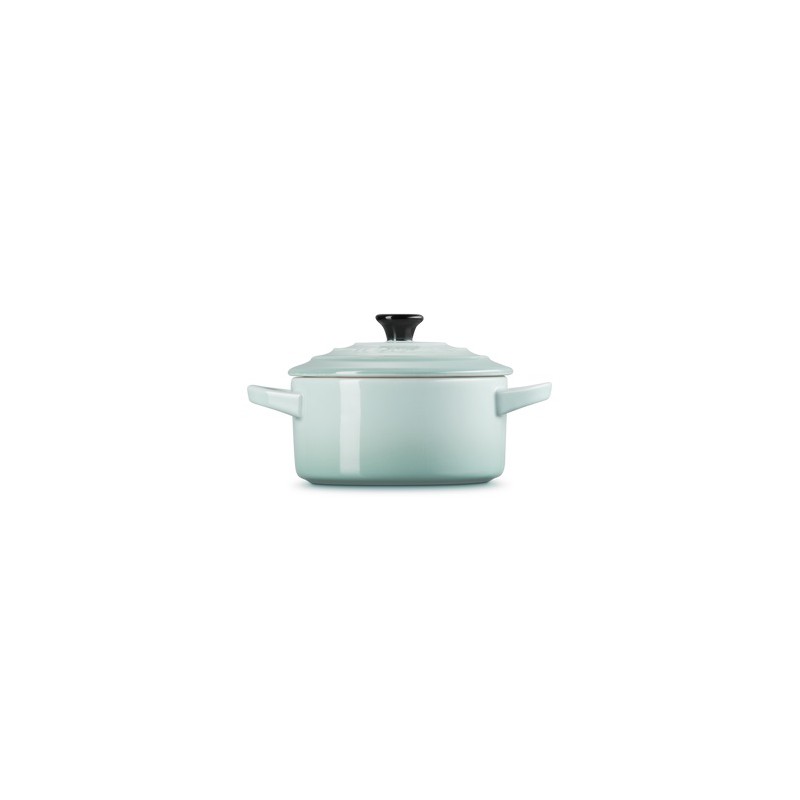 Mini Cocotte Céramique Ronde 25 cl  Bleu Sea Salt (10 cm) - Le Creuset