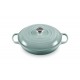 Cocotte Campagnard Fonte 3,5 L Bleu Sea Salt (30 cm)   - Le Creuset