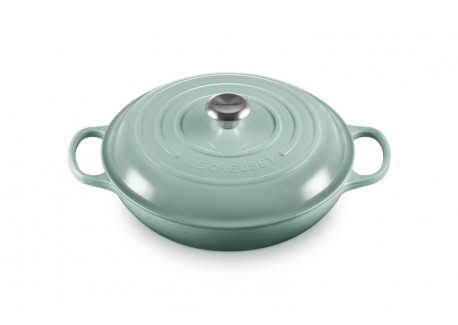 Cocotte Campagnard Fonte 3,5 L Bleu Sea Salt (30 cm)   - Le Creuset