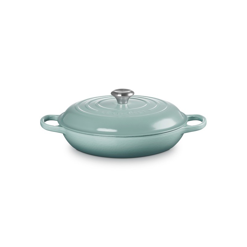 Cocotte Campagnard Fonte 3,5 L Bleu Sea Salt (30 cm) - Le Creuset