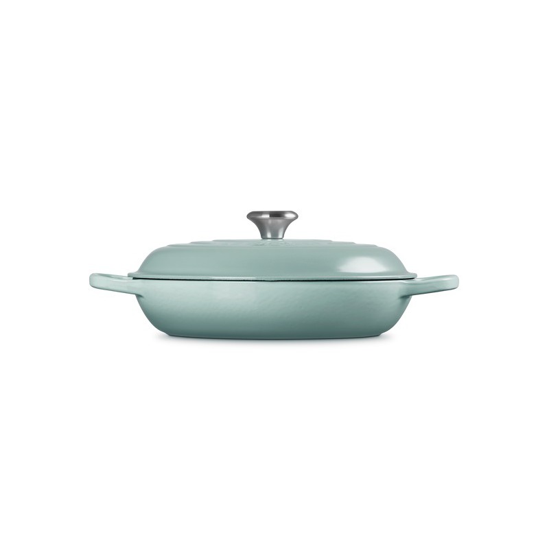 Cocotte Campagnard Fonte 3,5 L Bleu Sea Salt (30 cm) - Le Creuset