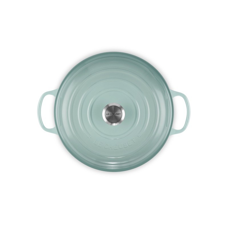 Cocotte Campagnard Fonte 3,5 L Bleu Sea Salt (30 cm) - Le Creuset