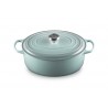 Cocotte Fonte Signature Ovale 6,3 L Bleu Sea Salt (31 cm)  