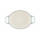 Cocotte Fonte Signature Ovale 6,3 L Bleu Sea Salt (31 cm)   - Le Creuset