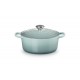Cocotte Fonte Signature Ronde 4,2 L Bleu Sea Salt (24 cm)   - Le Creuset
