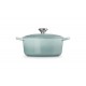 Cocotte Fonte Signature Ronde 4,2 L Bleu Sea Salt (24 cm)   - Le Creuset