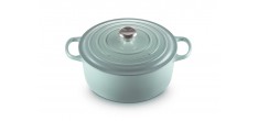Cocotte Fonte Signature Ronde 6,7 L Bleu Sea Salt (28 cm)