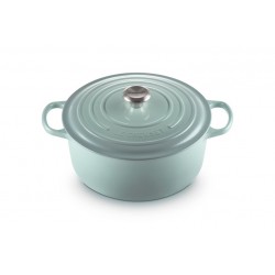 Cocotte Fonte Signature Ronde 6,7 L Bleu Sea Salt (28 cm)   - Le Creuset Cocotte Fonte Signature Ronde 6,7 L Bleu Sea Salt (28 cm)   - Le Creuset