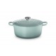 Cocotte Fonte Signature Ronde 6,7 L Bleu Sea Salt (28 cm)   - Le Creuset