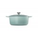 Cocotte Fonte Signature Ronde 6,7 L Bleu Sea Salt (28 cm) - Le Creuset