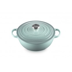 Ronde gietijzeren pan 4,1 L Blauw Sea Salt (26 cm)