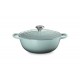 Marmite Fonte Ronde 4,1 L Bleu Sea Salt (26 cm)   - Le Creuset