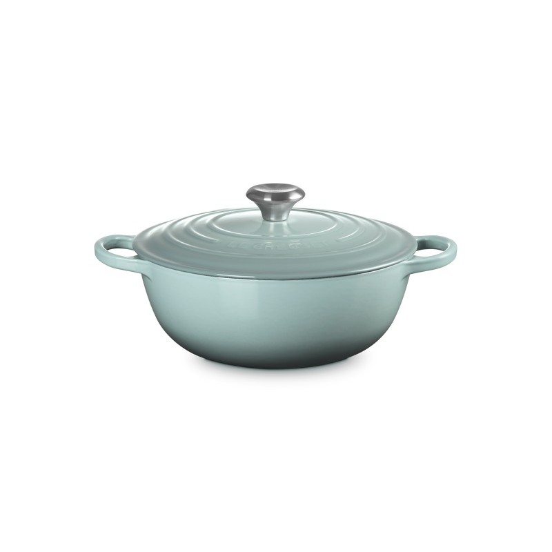 Marmite Fonte Ronde 4,1 L Bleu Sea Salt (26 cm) - Le Creuset